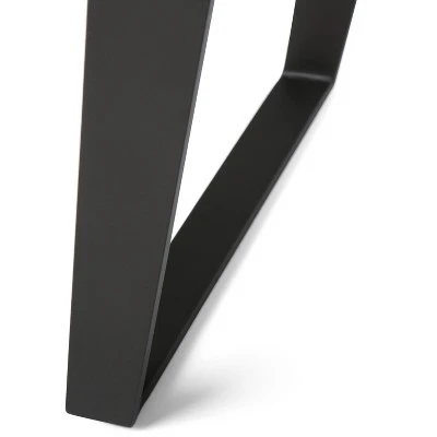 60" Mitchell Solid Acacia Wood Console Sofa Table Distressed Charcoal Brown - WyndenHall 7 60" Mitchell Solid Acacia Wood Console Sofa Table Distressed Charcoal Brown - WyndenHall - Image 5