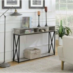 Tucson Deluxe 2 Tier Console Table Faux Birch - Breighton Home -Console Tables Sales unnamed file 290