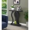 Newport Terry B Console Table with Shelf Black Faux Marble/Weathered Gy - Breighton Home 1 Newport Terry B Console Table with Shelf Black Faux Marble/Weathered Gy - Breighton Home -Console Tables Sales unnamed file 2917