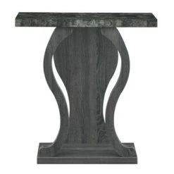 Newport Terry B Console Table with Shelf Black Faux Marble/Weathered Gy - Breighton Home -Console Tables Sales unnamed file 2919