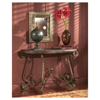 Signature Design By Ashley Rafferty Sofa-Console Table - Signature Design® 5 Signature Design By Ashley Rafferty Sofa-Console Table - Signature Design® - Image 3
