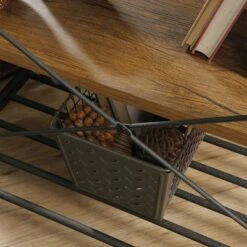 Iron City Anywhere Console Checked Oak - Sauder -Console Tables Sales unnamed file 2982