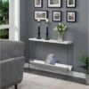 Soho V Console Table with Shelf White - Breighton Home -Console Tables Sales unnamed file 3036