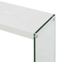 Soho V Console Table with Shelf White - Breighton Home -Console Tables Sales unnamed file 3038