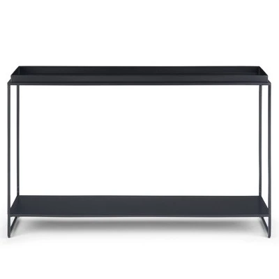 47" Morton Tray Top Console Table Black - WyndenHall 5 47" Morton Tray Top Console Table Black - WyndenHall - Image 3