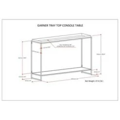 47" Morton Tray Top Console Table Black - WyndenHall 15 47" Morton Tray Top Console Table Black - WyndenHall -Console Tables Sales unnamed file 3076