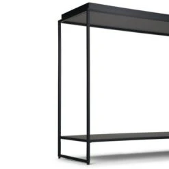 47" Morton Tray Top Console Table Black - WyndenHall 19 47" Morton Tray Top Console Table Black - WyndenHall -Console Tables Sales unnamed file 3080