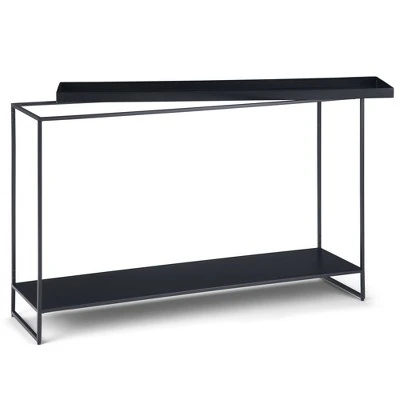 47" Morton Tray Top Console Table Black - WyndenHall 11 47" Morton Tray Top Console Table Black - WyndenHall - Image 9