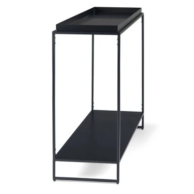 47" Morton Tray Top Console Table Black - WyndenHall 12 47" Morton Tray Top Console Table Black - WyndenHall - Image 10