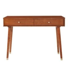 Cupertino Console Table Light Walnut - OSP Home Furnishings -Console Tables Sales unnamed file 309