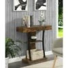 Newport 1 Drawer Harri Console Table with Shelves Barnwood/Black - Breighton Home 1 Newport 1 Drawer Harri Console Table with Shelves Barnwood/Black - Breighton Home -Console Tables Sales unnamed file 3093