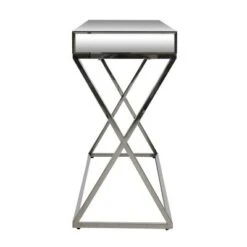 Murley Modern Glam Console Table with Mirror Tabletop Silver - Christopher Knight Home -Console Tables Sales unnamed file 3110