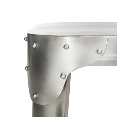 Classic Iron Console Table Silver - Safavieh 6 Classic Iron Console Table Silver - Safavieh - Image 4