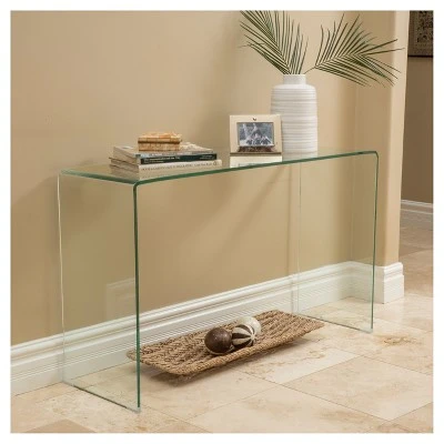 30" Ramona Console Table Clear - Christopher Knight Home 3 30" Ramona Console Table Clear - Christopher Knight Home