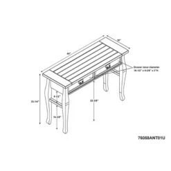 Console Table Antique Wood - Linon -Console Tables Sales unnamed file 3139
