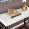 Cobepers Contemporary Console Table Brown/White - Aiden Lane -Console Tables Sales unnamed file 3158