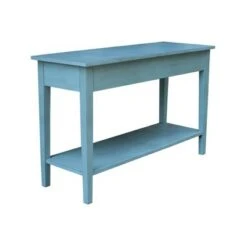 Spencer Console Server Table Antique Ocean Blue - International Concepts -Console Tables Sales unnamed file 3169