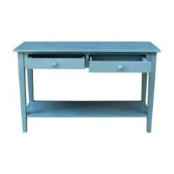Spencer Console Server Table Antique Ocean Blue - International Concepts -Console Tables Sales unnamed file 3171