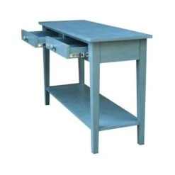 Spencer Console Server Table Antique Ocean Blue - International Concepts -Console Tables Sales unnamed file 3172