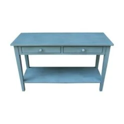 Spencer Console Server Table Antique Ocean Blue - International Concepts -Console Tables Sales unnamed file 3173