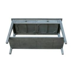 Spencer Console Server Table Antique Washed Heather Gray - International Concepts -Console Tables Sales unnamed file 3183