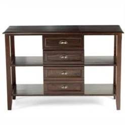 44" Essex Medium Storage Cabinet Mahogany Brown - WyndenHall -Console Tables Sales unnamed file 3197
