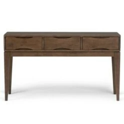 54" Pearson Solid Hardwood Console Sofa Table Walnut Brown - WyndenHall -Console Tables Sales unnamed file 3203
