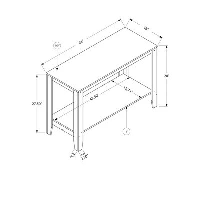 Console Table - Dark Taupe - EveryRoom 5 Console Table - Dark Taupe - EveryRoom - Image 3