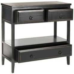 Cayo Sideboard Black - Safavieh -Console Tables Sales unnamed file 3245
