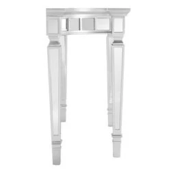 Glenrose Glam Mirrored Console Table - Matte Silver - Aiden Lane -Console Tables Sales unnamed file 3296