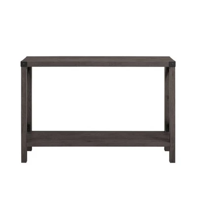 Sophie Rustic Farmhouse X Frame Entry Table - Saracina Home Gray Wash 13 Sophie Rustic Farmhouse X Frame Entry Table - Saracina Home Gray Wash - Image 11