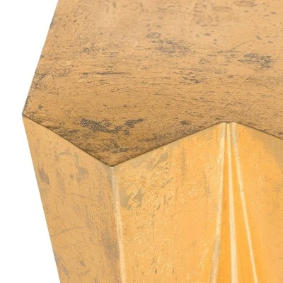 Gisela Hex Console - Gold - Safavieh 6 Gisela Hex Console - Gold - Safavieh - Image 4