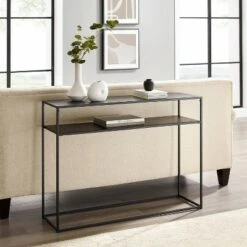 Braxton Console Table Matte Black - Crosley -Console Tables Sales unnamed file 3334