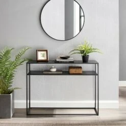 Braxton Console Table Matte Black - Crosley -Console Tables Sales unnamed file 3337