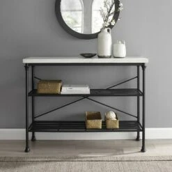 Madeleine Console - Crosley Matte Black -Console Tables Sales unnamed file 3385