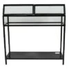 Decor Therapy Claira Glass and Metal Console Table Black - Décor Therapy -Console Tables Sales unnamed file 3395