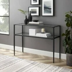 Ashton Console Table Matte Black - Crosley -Console Tables Sales unnamed file 3419