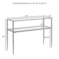 Ashton Console Table Matte Black - Crosley -Console Tables Sales unnamed file 3423