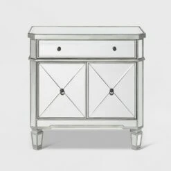Sasha Mirrored 1Drawer 2Door Console - Powell Company -Console Tables Sales unnamed file 3427