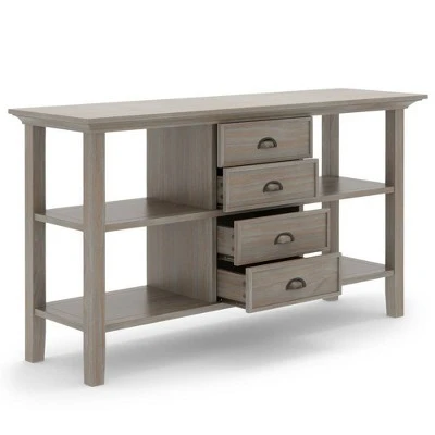 Mansfield Console Sofa Table - WyndenHall Distressed Gray 12 Mansfield Console Sofa Table - WyndenHall Distressed Gray - Image 10