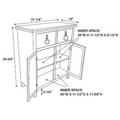 Marley Console Cabinet Distressed - Powell Company -Console Tables Sales unnamed file 3444