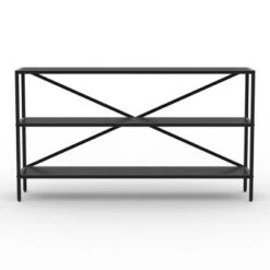 Emery Console Shelf Table Dark Wood - RST Brands -Console Tables Sales unnamed file 3446