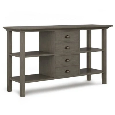 Mansfield Console Sofa Table - WyndenHall Distressed Gray 13 Mansfield Console Sofa Table - WyndenHall Distressed Gray - Image 11