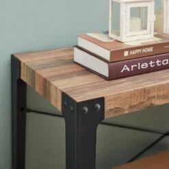 Modern Industrial Console Table Metal/Distressed Wood - Danya B. -Console Tables Sales unnamed file 3453