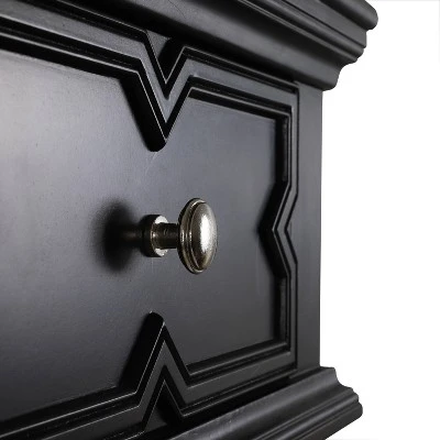 Decor Therapy Mona Four Drawer Console Table - Décor Therapy White 8 Decor Therapy Mona Four Drawer Console Table - Décor Therapy White - Image 6