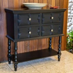 Decor Therapy Mona Four Drawer Console Table - Décor Therapy White 23 Decor Therapy Mona Four Drawer Console Table - Décor Therapy White -Console Tables Sales unnamed file 3503