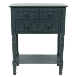 Decor Therapy Westerman 3 Drawer Console - Décor Threapy Navy -Console Tables Sales unnamed file 3553