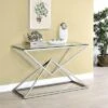 Justi Glass Top Sofa Table - miBasics Gold Plating -Console Tables Sales unnamed file 3554