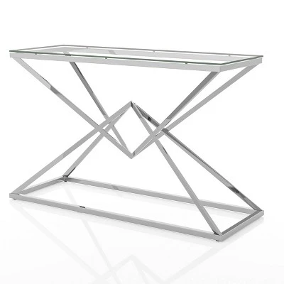 Justi Glass Top Sofa Table - miBasics Gold Plating 6 Justi Glass Top Sofa Table - miBasics Gold Plating - Image 4