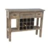 Olivia & May Farmhouse Wooden Wine Console with Drawers Brown - Olivia & May -Console Tables Sales unnamed file 3576